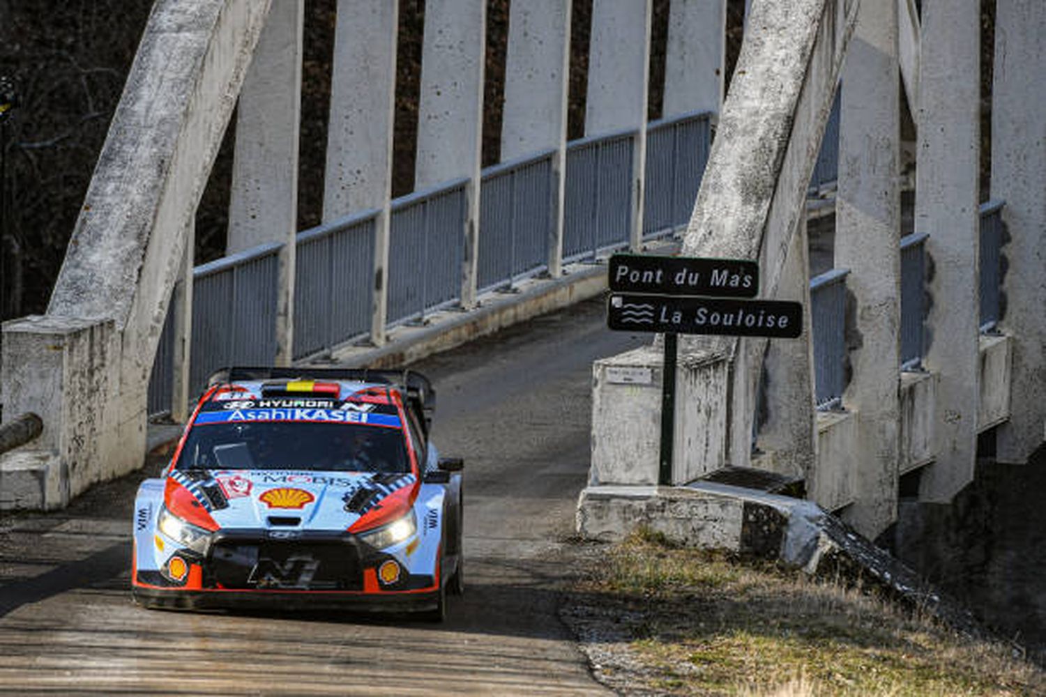 El belga Thierry Neuville, con su con Hyundai.