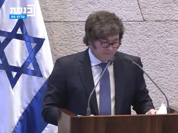 Milei habló ante la Knesset y ratificó el traslado de la embajada a Jerusalén