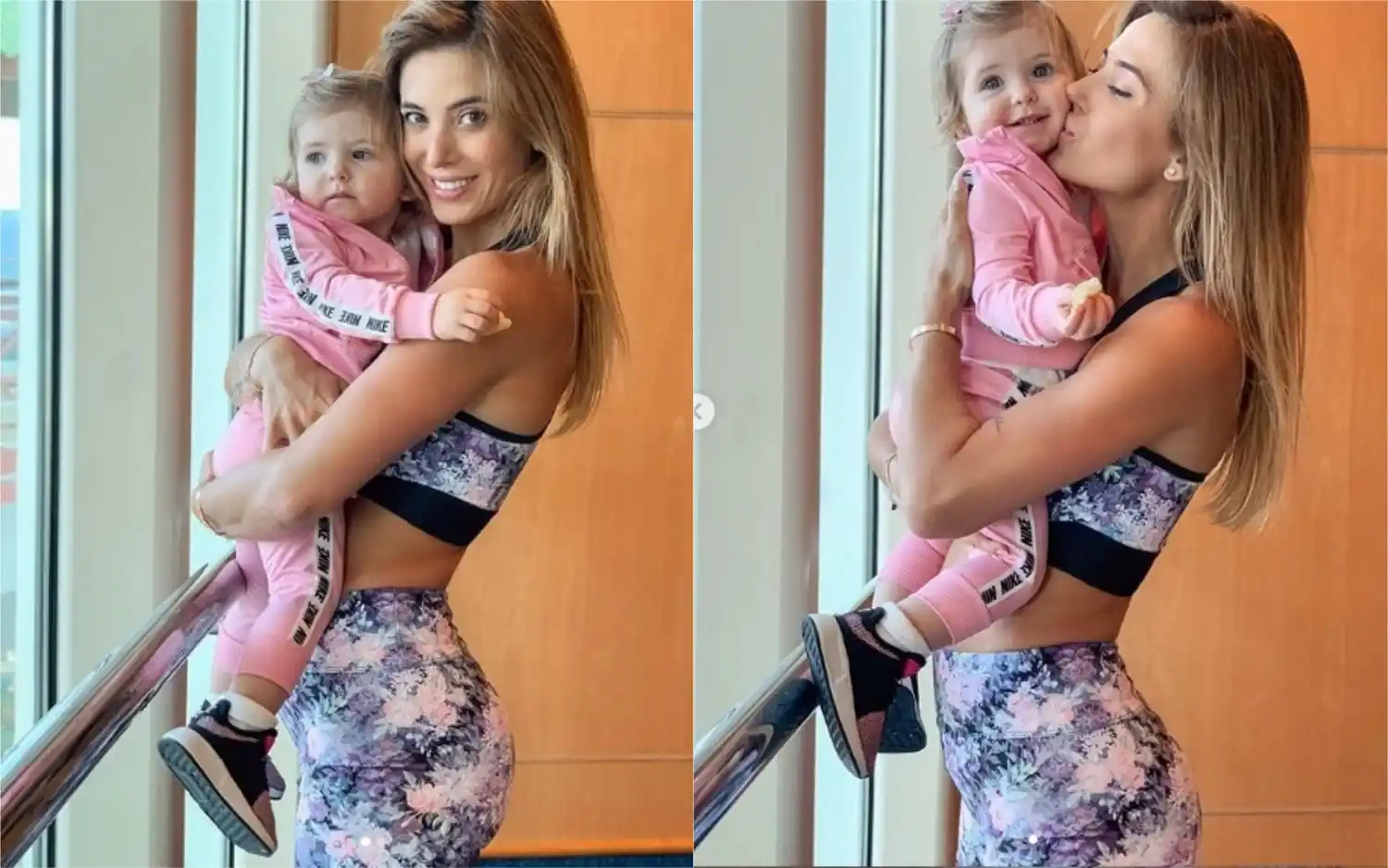 Jésica Cirio hizo estallar Instagram con sus fotos con Chloé, la hija de Martín Insaurralde