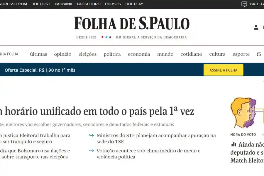 Las portadas de los principales medios de Brasil