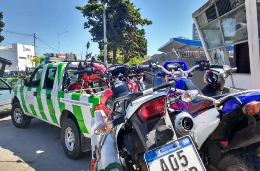 Secuestraron once rodados durante un operativo en el puerto