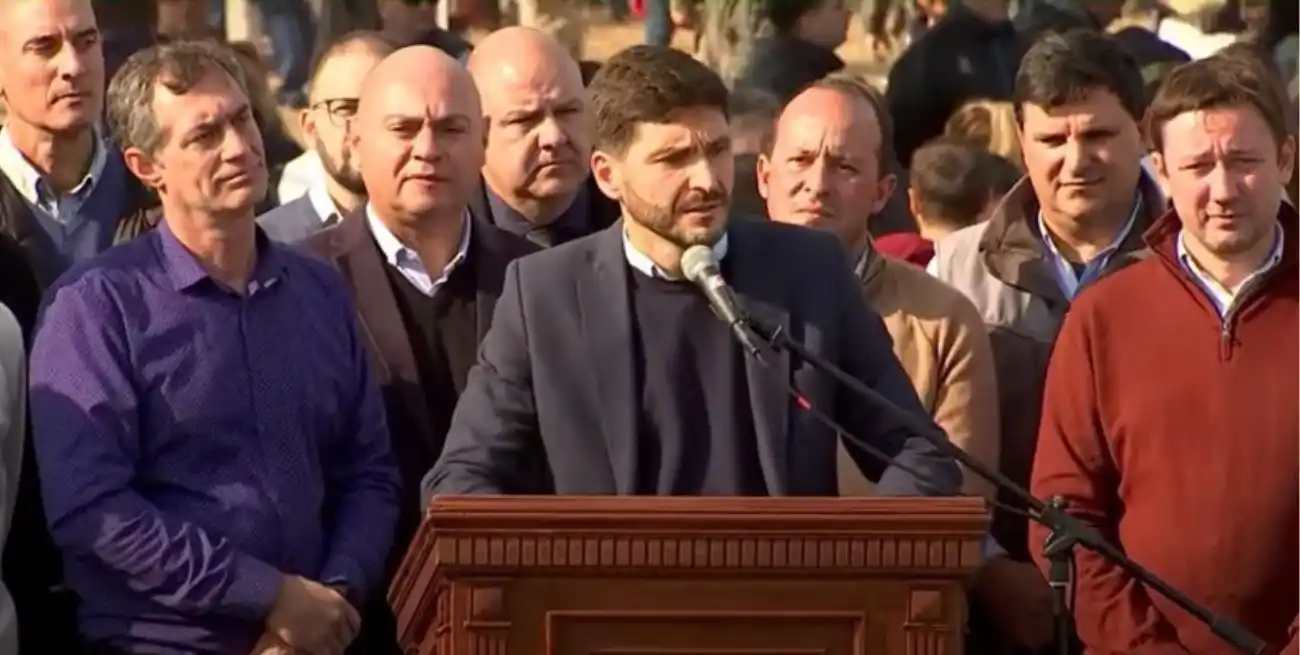 Pullaro este jueves en la inauguración oficial de Agroativa 2024. Crédito: Gobierno de la Provincia de Santa Fe