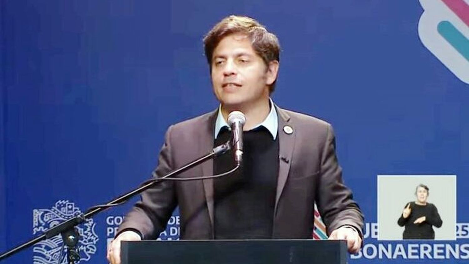 El gobernador Axel Kicillof en la apertura de los Juegos Bonaerenses 2025.