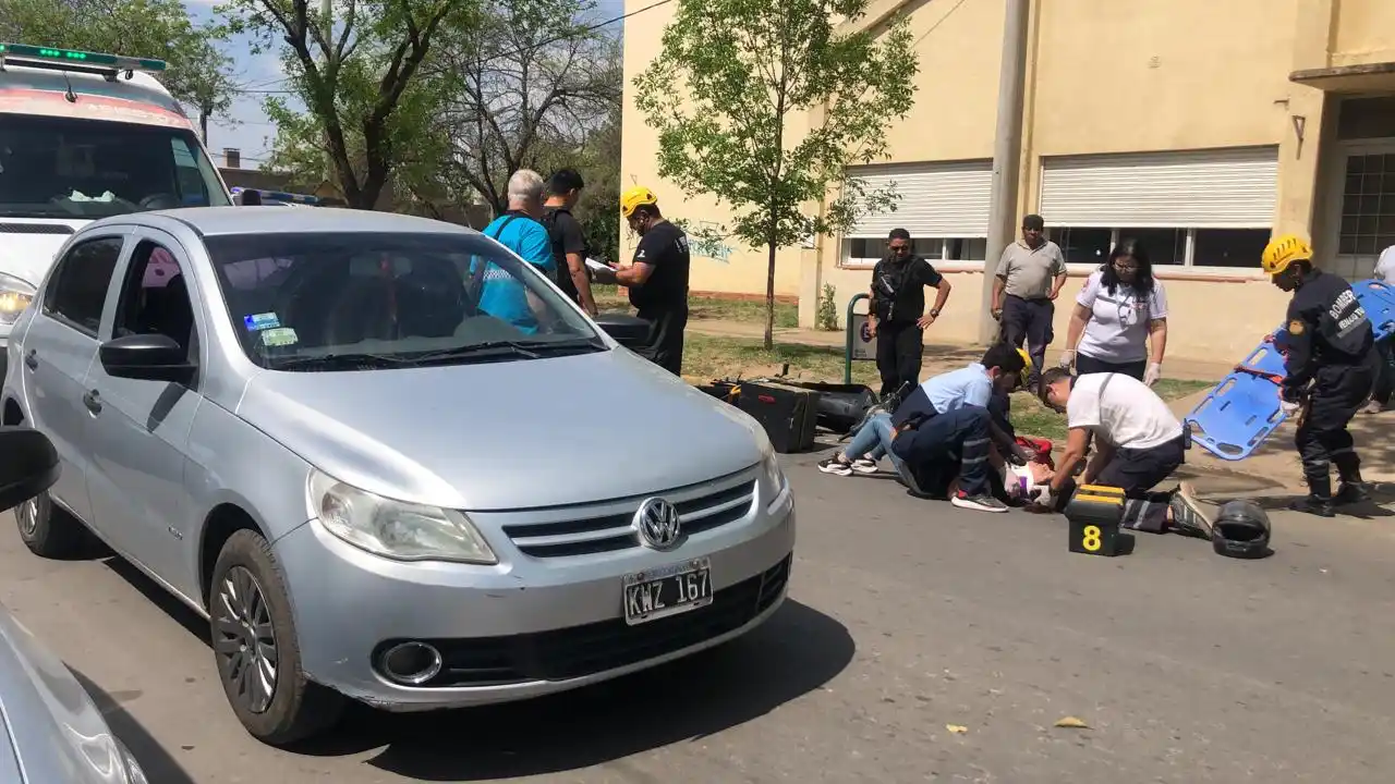 Fuerte choque en la tarde venadense.