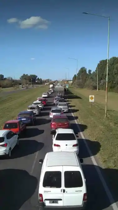 En hora pico, la demora fue de más de dos horas