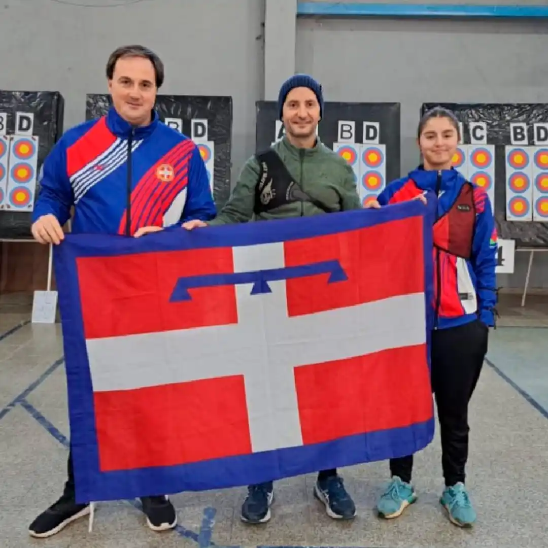 Los representantes de la Asociación Familia Piemontesa