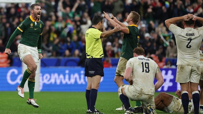 Sudáfrica venció a Inglaterra en semifinales
