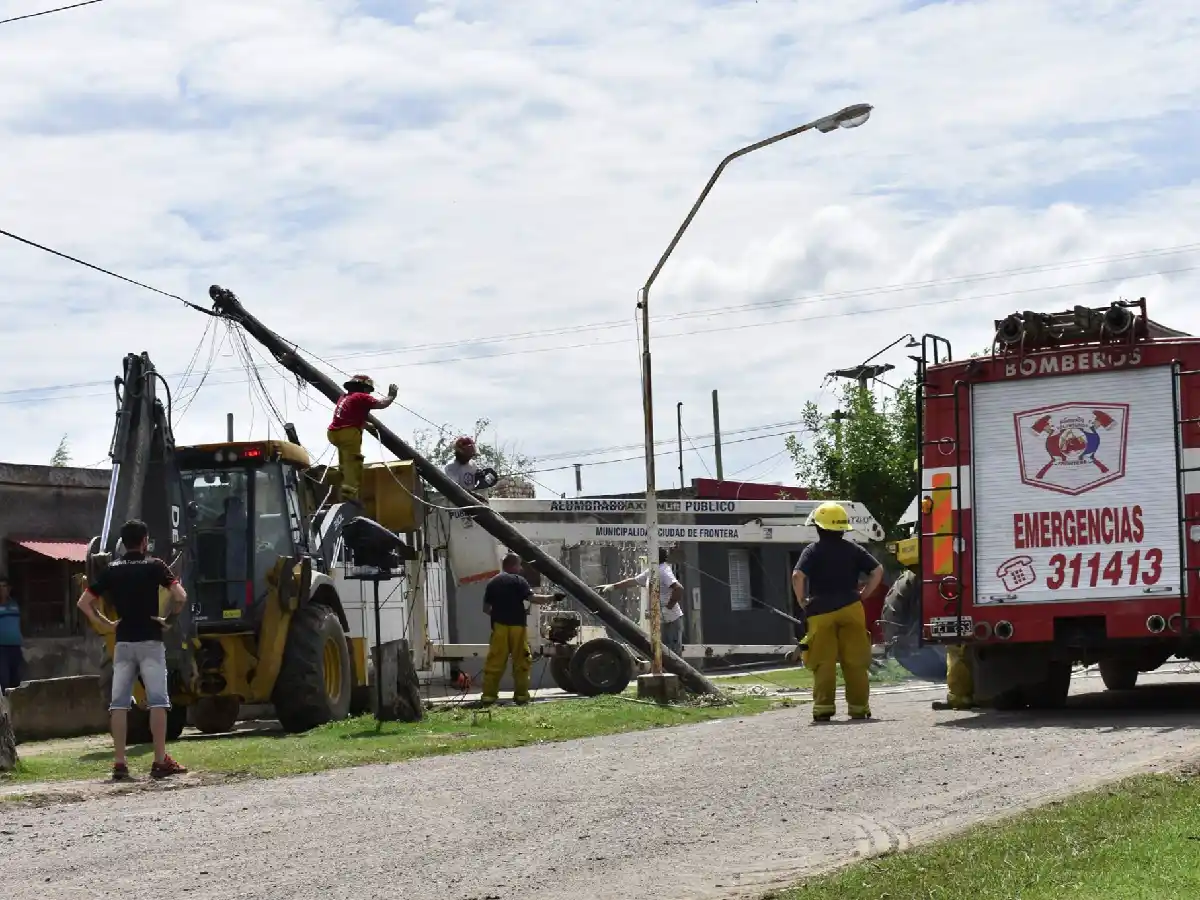 Frontera: personal municipal trabajará toda la semana, en doble turno  para recuperarse del temporal      