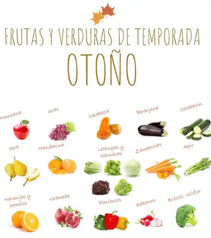  Frutas y verduras de otoño