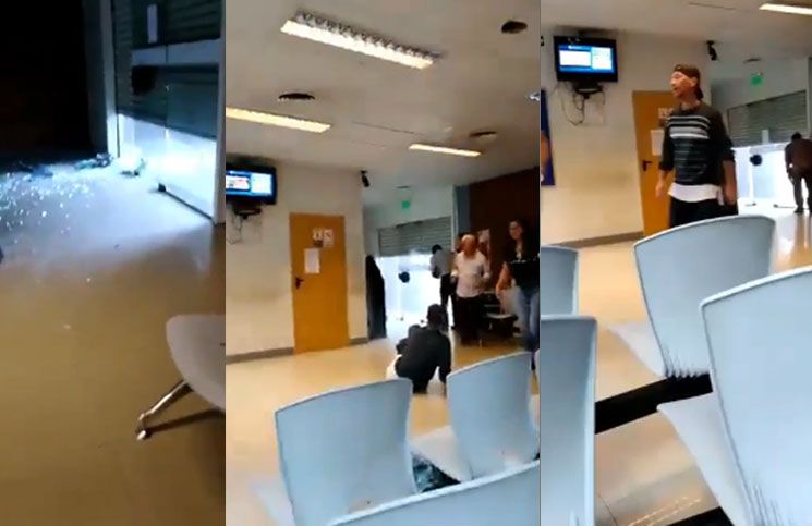 Los bancos van al paro dos horas por el asesinato del cajero en Isidro Casanova