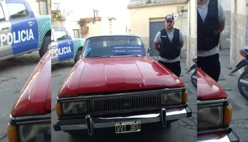 Recuperaron en San Pedro un Falcon robado en Capital hace más de dos años