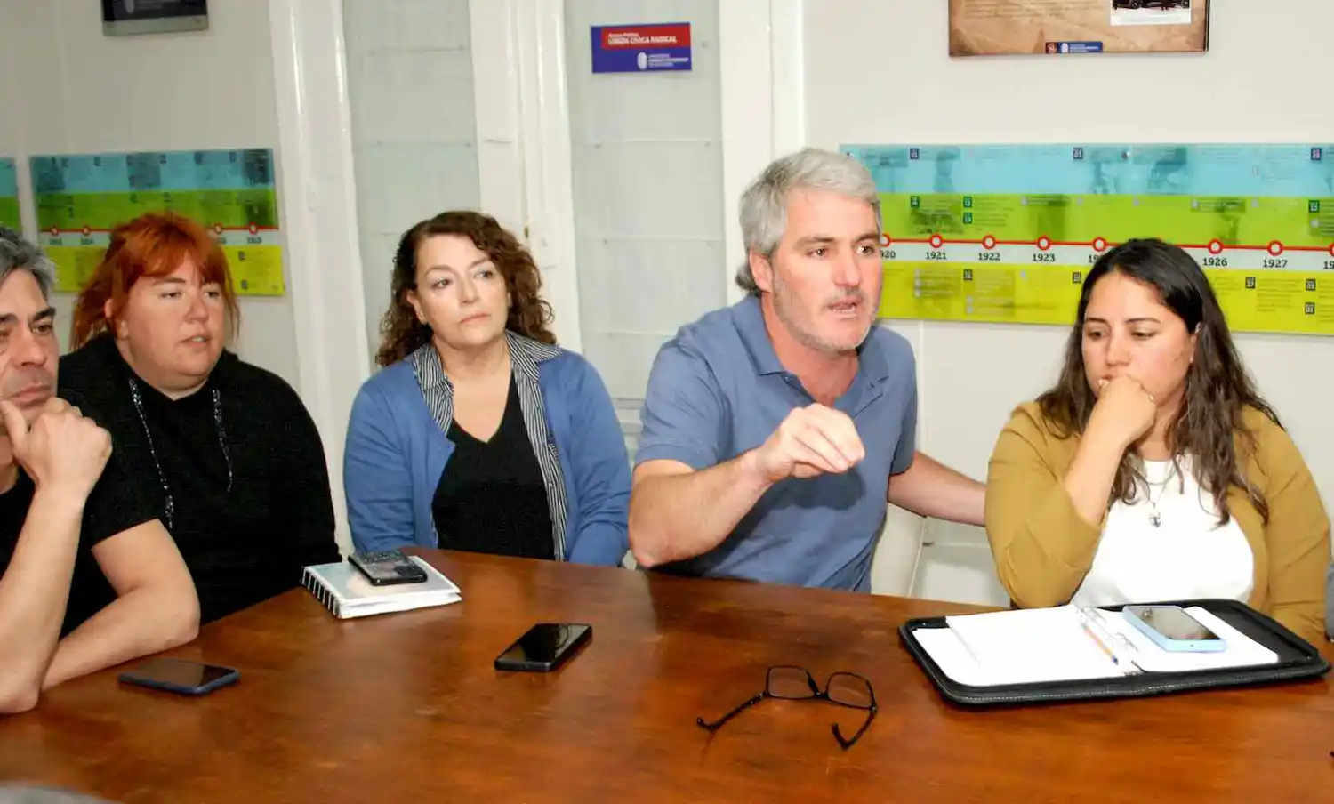 Enérgico. Se mostró Diez en la reciente comisión