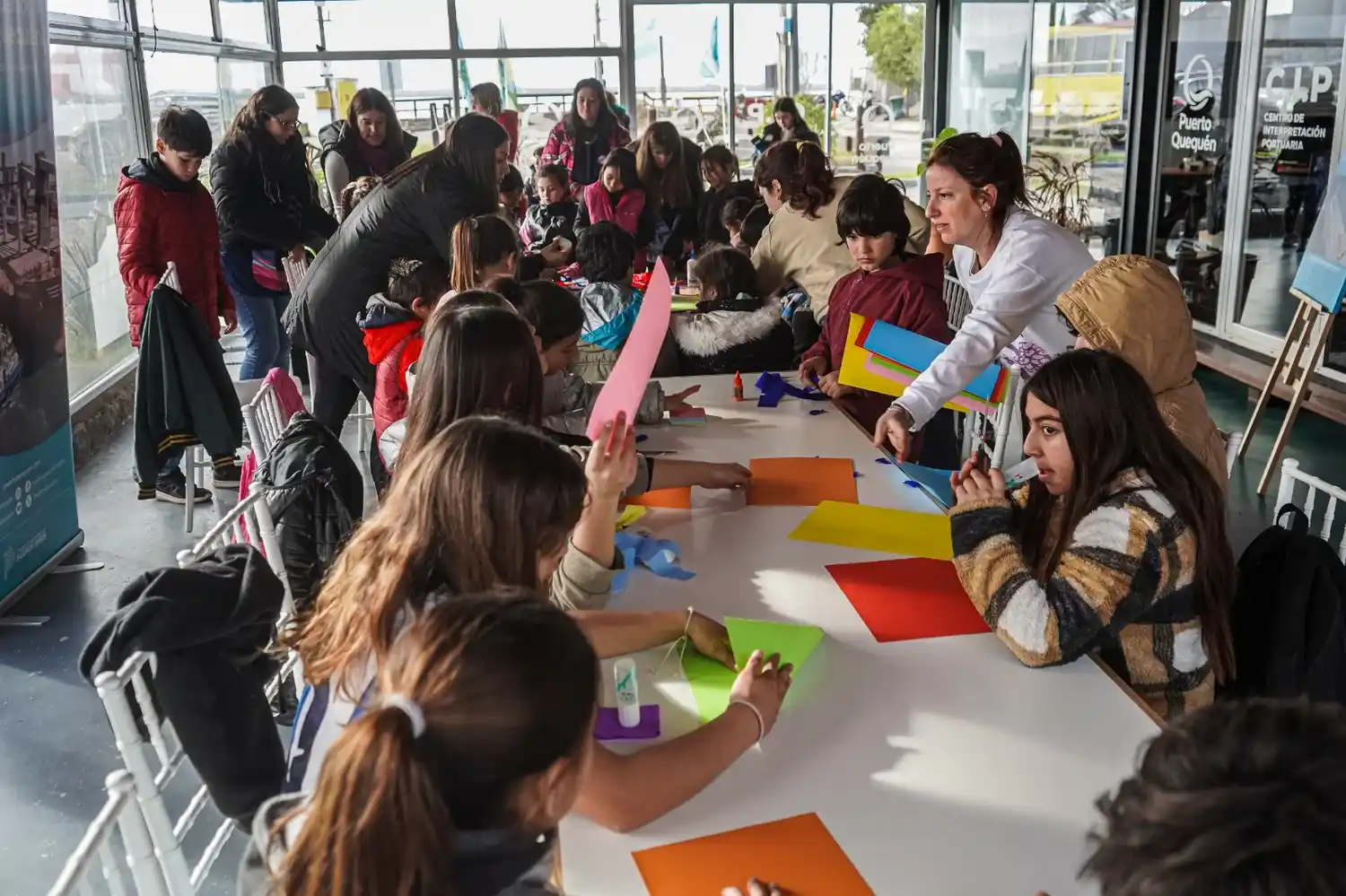 Alumnos del CEC Nº 803 de Quequén participaron de una jornada educativa en el Centro de Interpretación Portuaria
