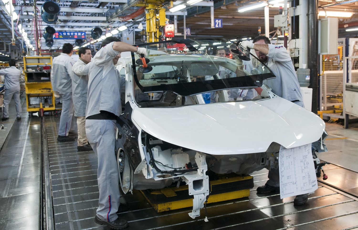 En julio el uso de la capacidad instalada de la industria alcanzó el 64,1 por ciento