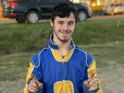 Lucas Tomassi incursionó en el kart.