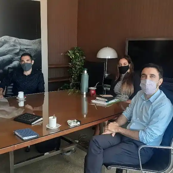 Arrizabalaga se reunió con autoridades del Ministerio de Turismo y Deporte de la Nación