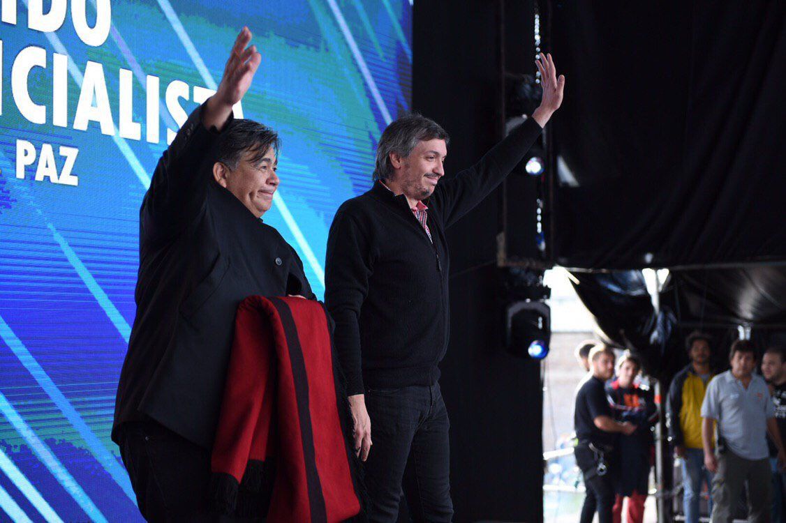 Máximo Kirchner recordó la elección de Kirchner presidente de 2003 en José C. Paz junto a Mario Ishii