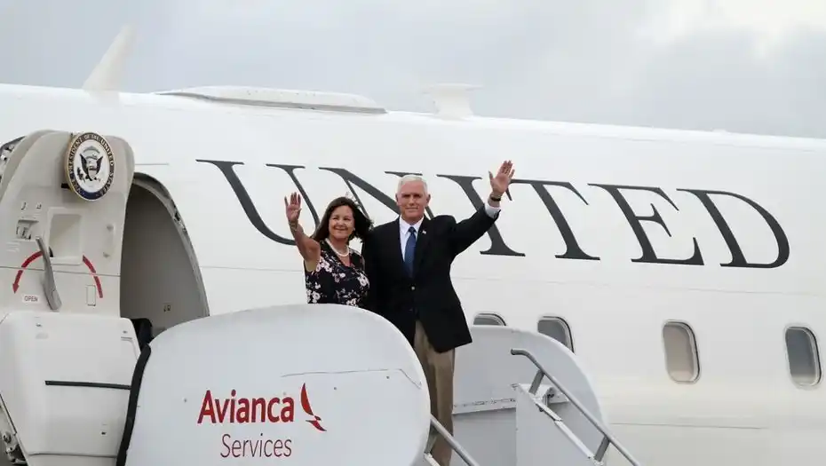 El vicepresidente de EEUU llegó al país y será recibido por Macri