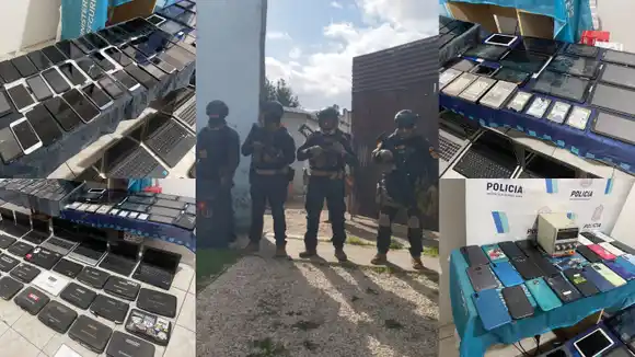 Allanamiento en Mar del Plata: secuestraron más de 300 celulares y computadoras en una causa por estafas virtuales