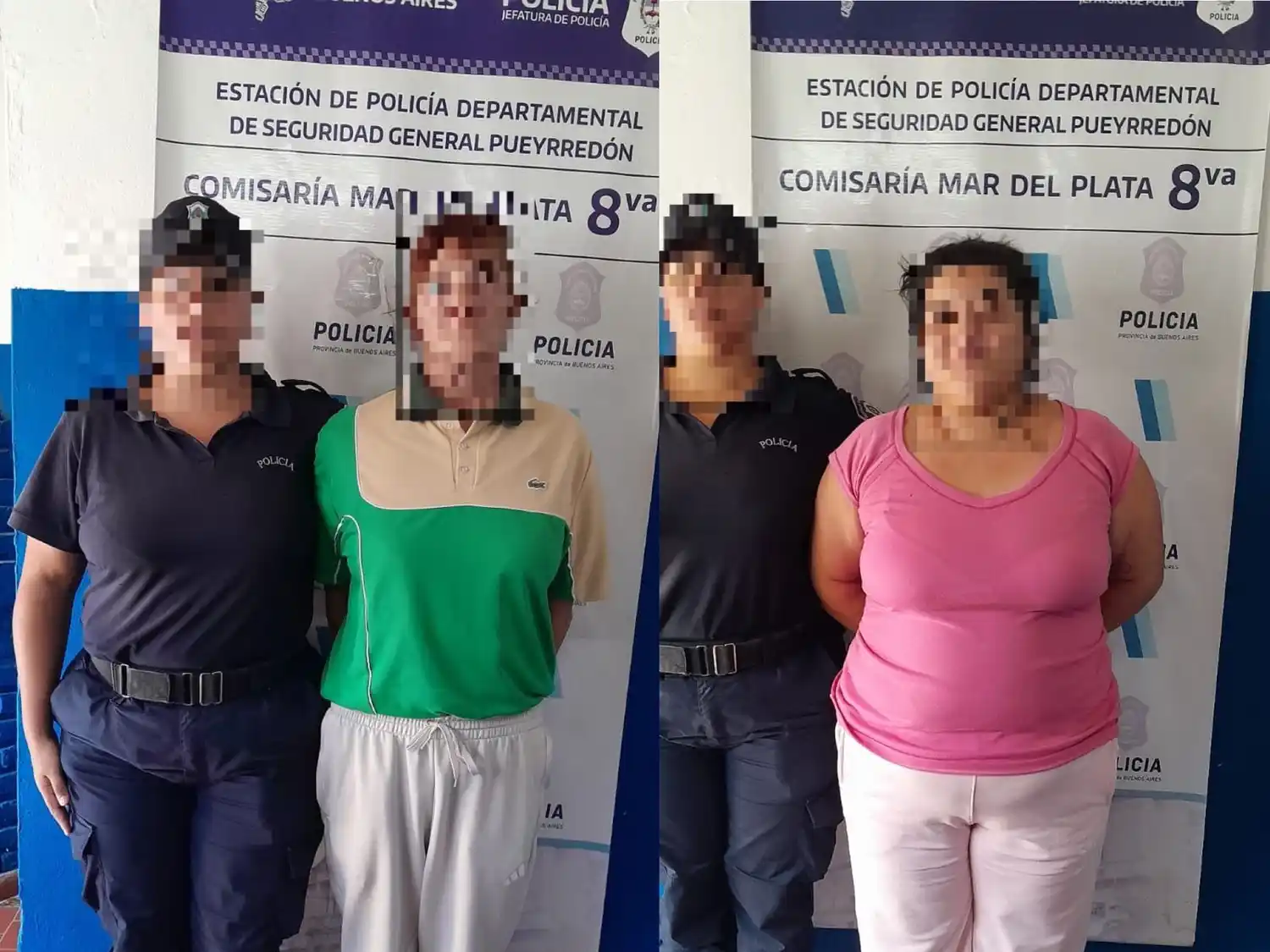 Dos mujeres fueron descubiertas cuando intentaban ingresar marihuana.