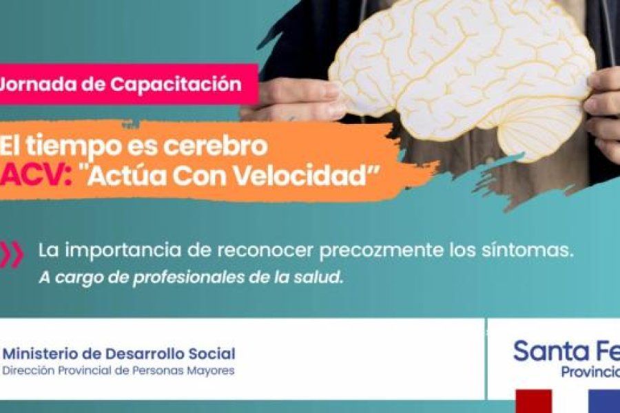 La Provincia realizará una jornada de capacitación sobre accidentes cerebrovasculares