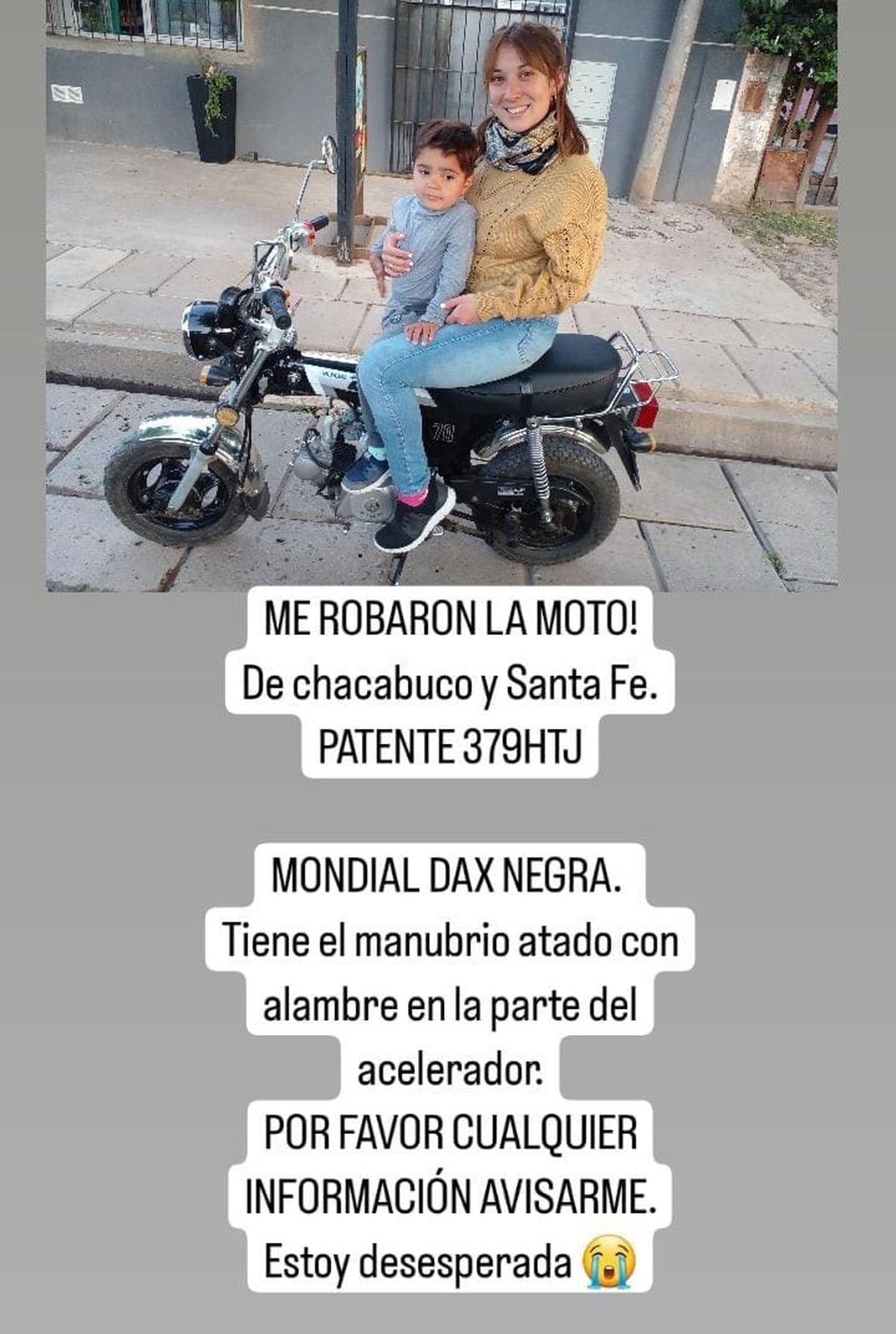 Robo de moto