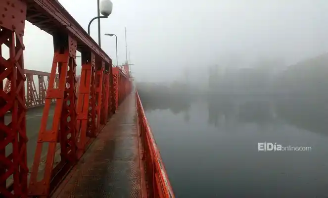 No es Londres, es Gualeguaychú esta mañana 