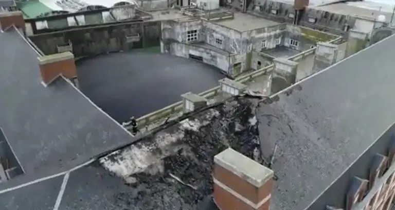 Se incendió parte del techo del Teatro Auditórium de Mar del Plata