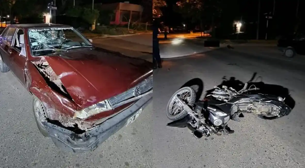 Tragedia: murió una mujer que viajaba en una moto y fue impactada por un automóvil