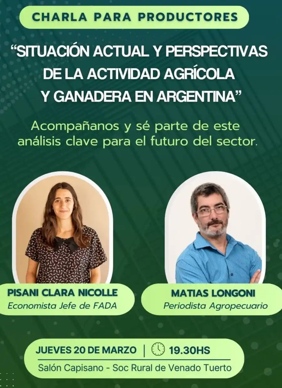 charla en la Sociedad Rural