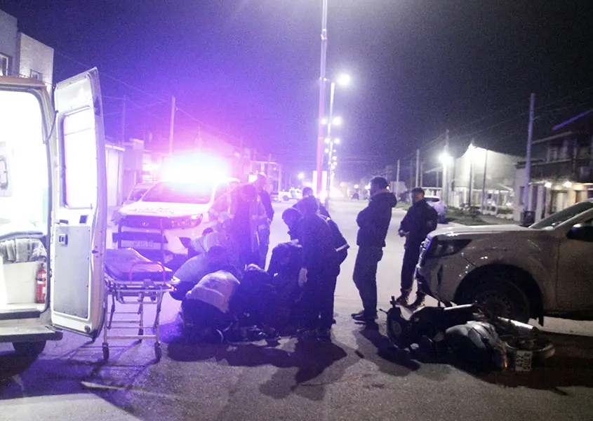 Tres accidentes en avenidas con motos implicadas