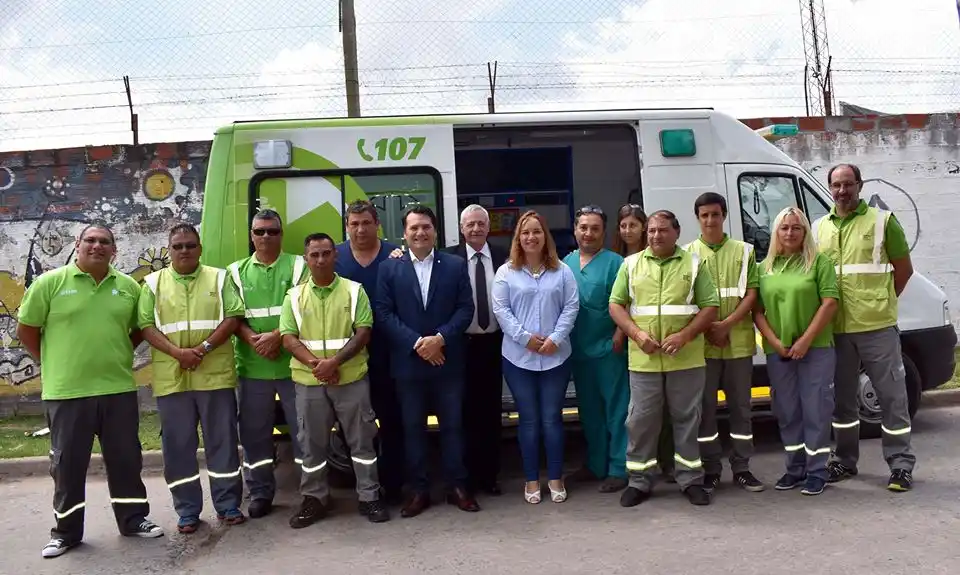 El intendente Darío Kubar presentó el SAME Provincia en General Rodríguez