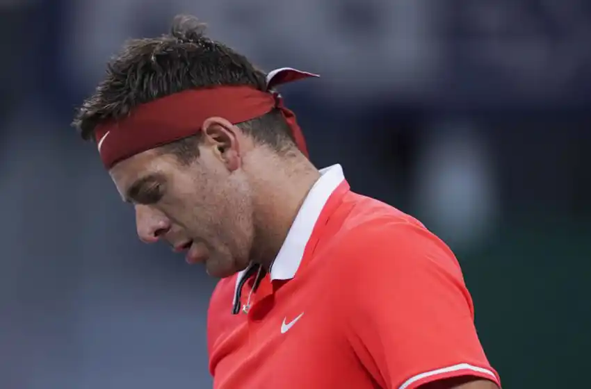 La rodilla no pudo más y Delpo se despidió de Shangai