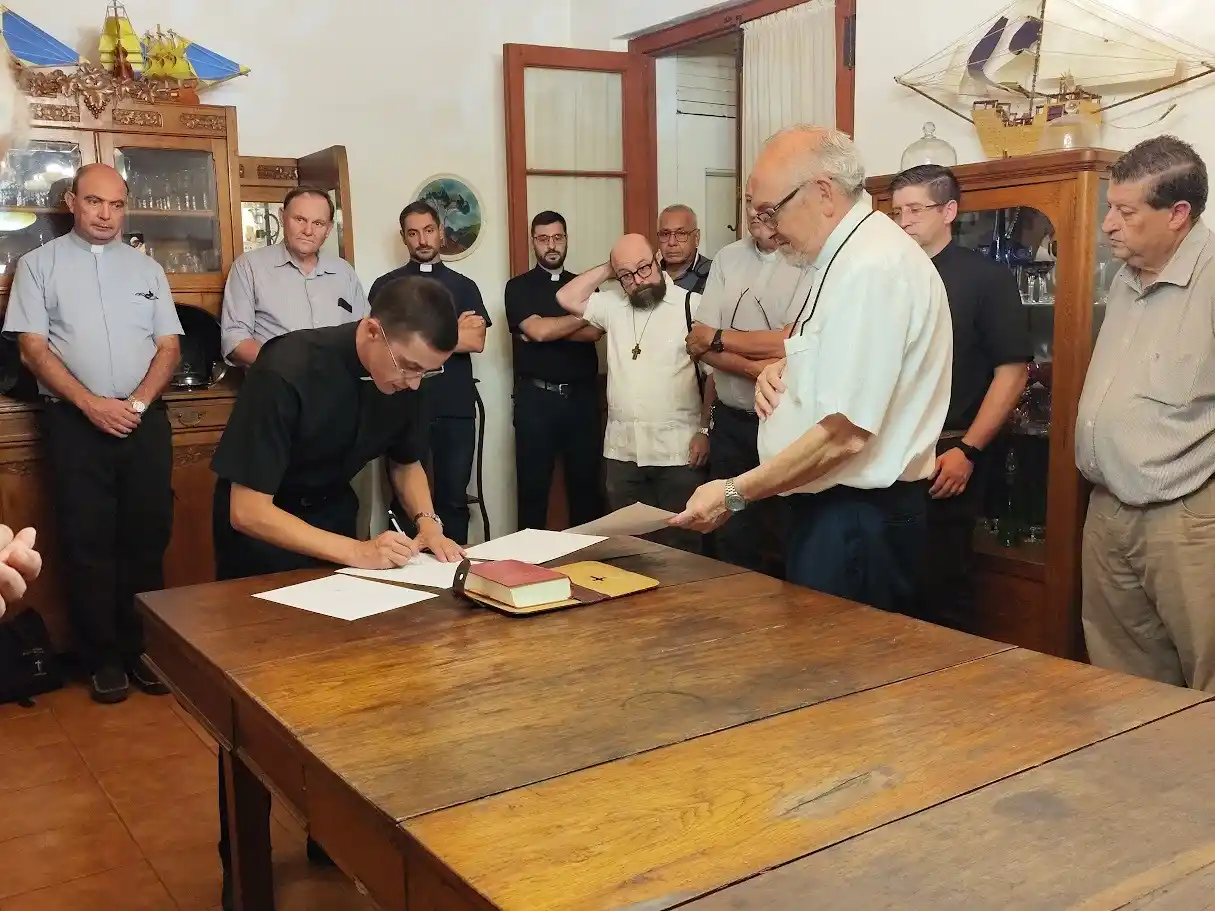 Asumió Luciano Lonardi como nuevo párroco de San Antonio