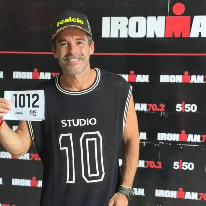 Nicolás Cabré ya está en Gualeguaychú para correr el Ironman 5150