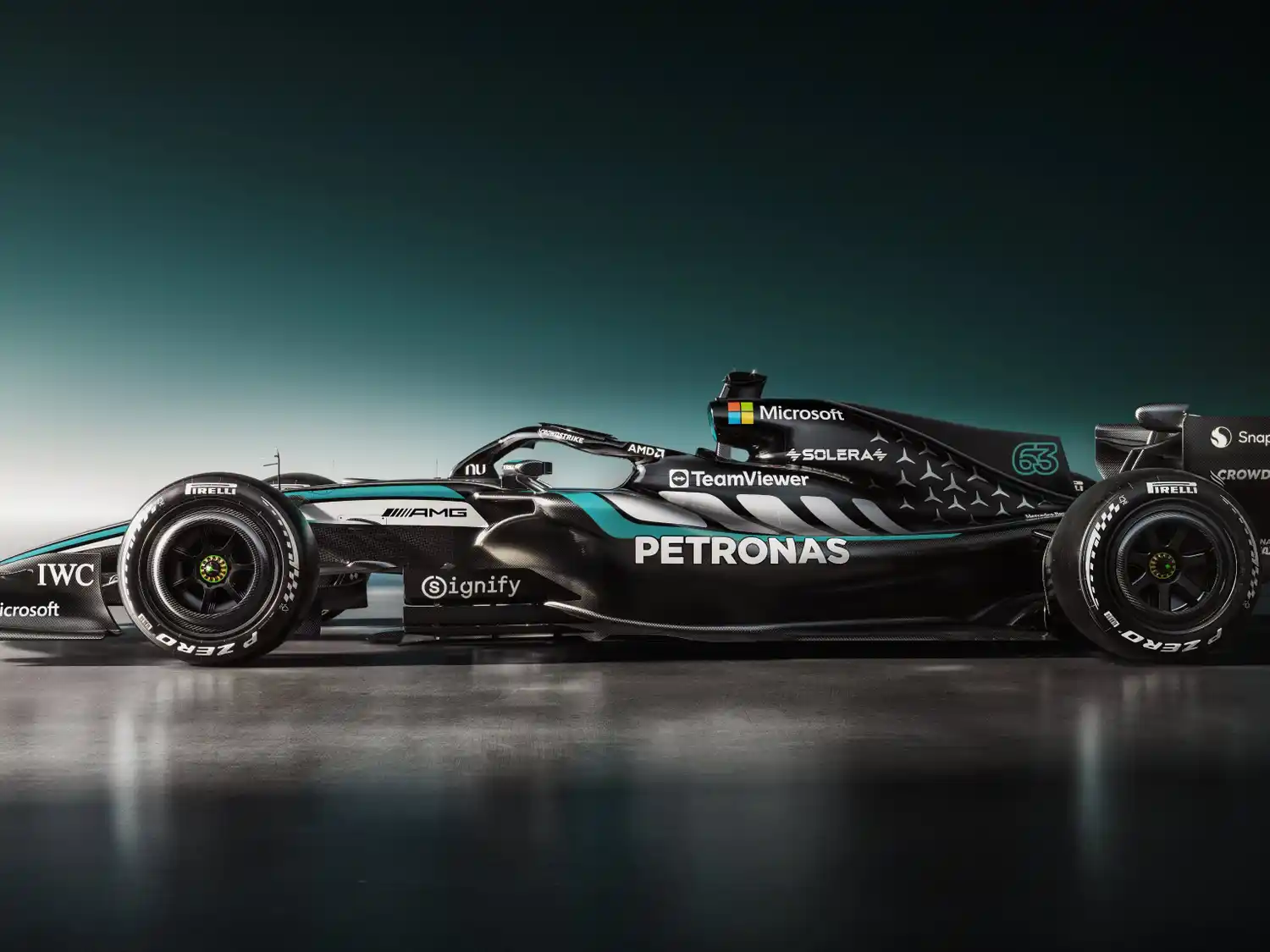 Mercedes presenta su nuevo W17 E Performance: un monoplaza "más verde" para la F1 de 2026