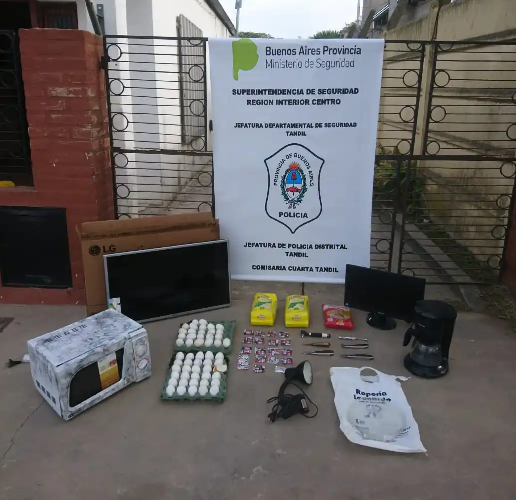 Recuperaron los elementos robados del centro de salud de San Cayetano
