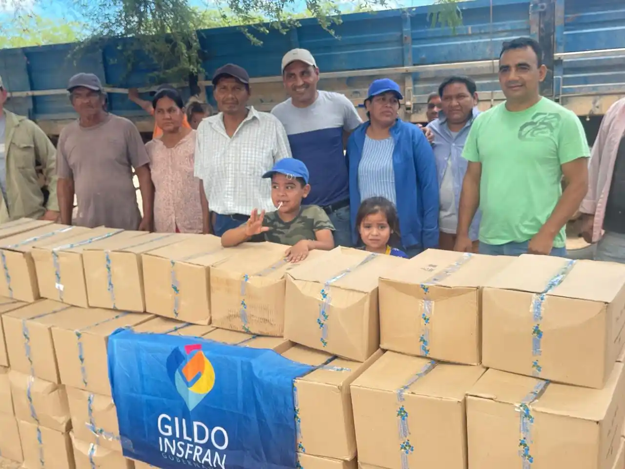 Comunidades aborígenes del Oeste recibieron una nueva entrega de cajas alimentarias