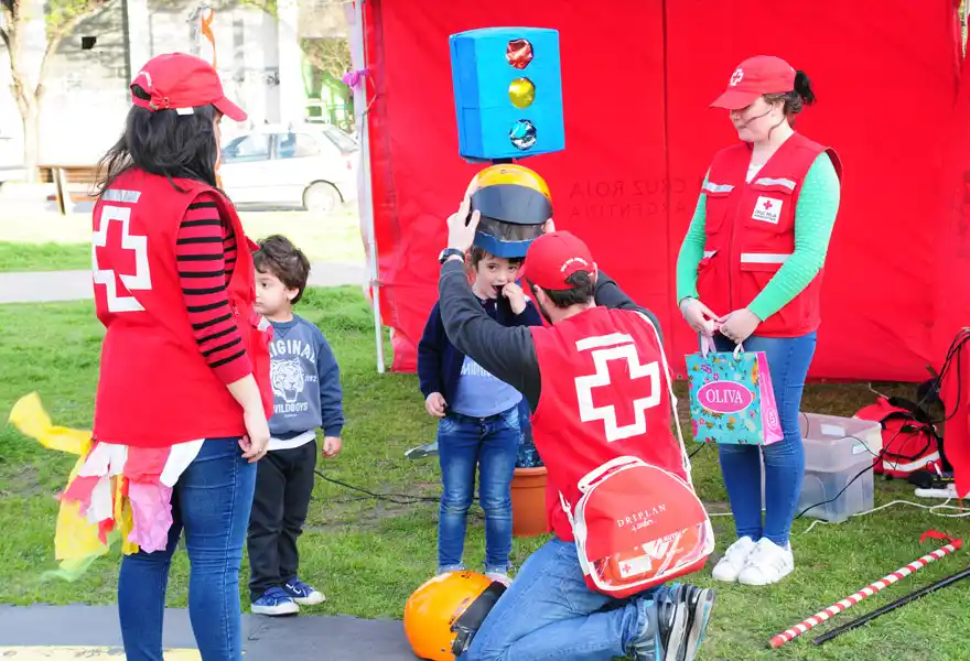 La Cruz Roja Filial Tandil será una de las áreas participantes de la muestra.