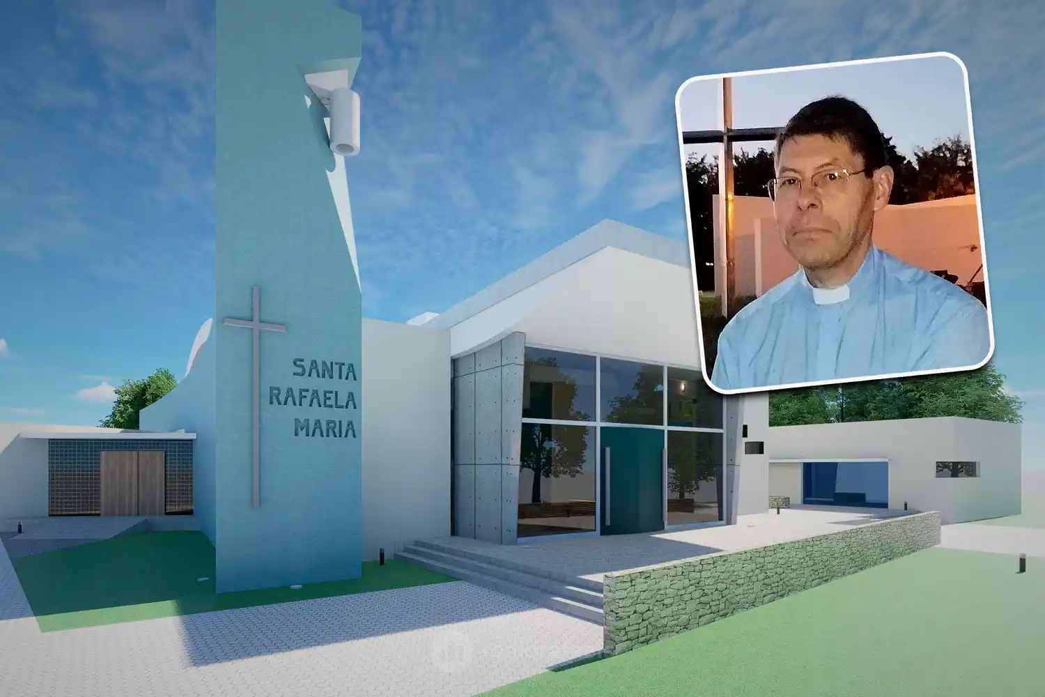 La obra de la nueva capilla Santa Rafaela María avanza a pleno: “Este es el primer paso de varios que van a quedar”