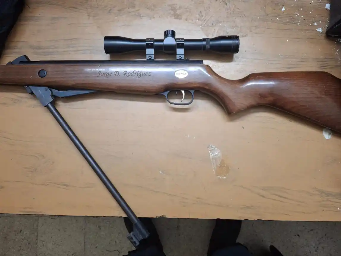 Una de las armas secuestradas.