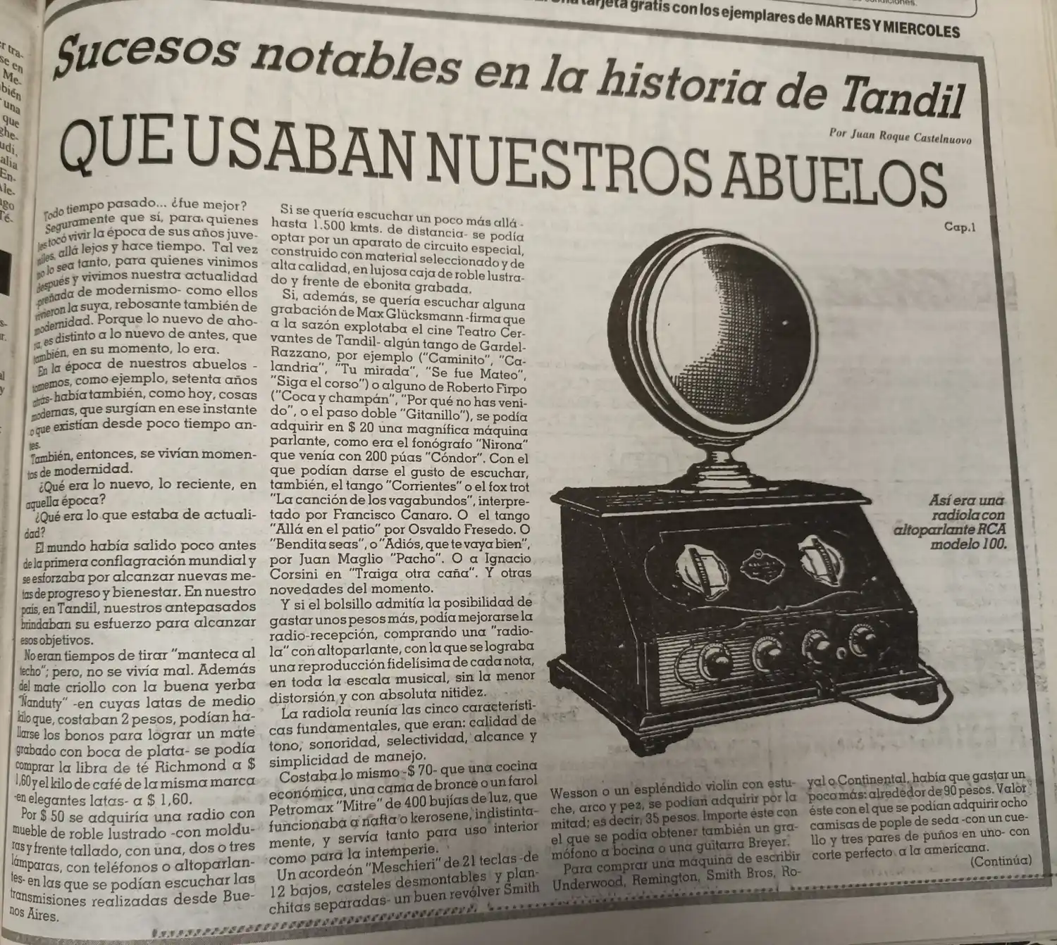 ¿Qué usaban nuestros abuelos?  - Capítulo 1.