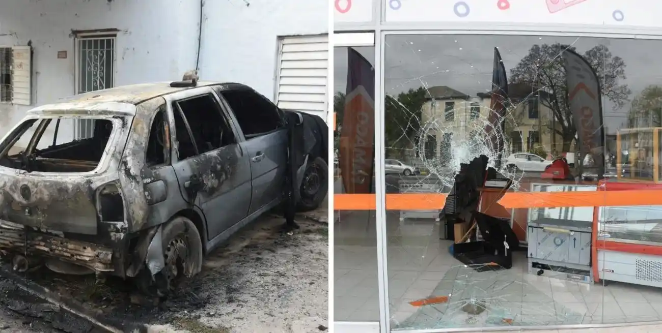 Seguidilla de hechos vandálicos en la ciudad de Santa Fe.