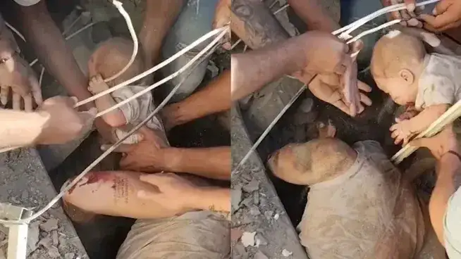 Terremoto en Colombia: un hombre rescató a un bebé tras escuchar un susurro entre los escombros