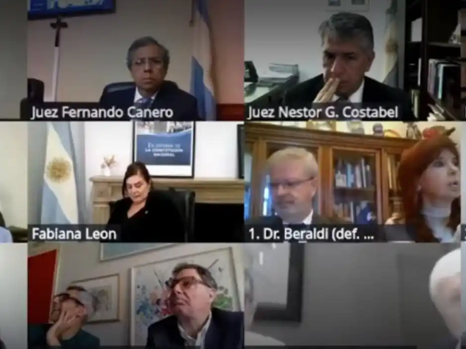 Cristina Kirchner no quería salir en cámara desde su prisión domiciliaria y el juez la obligó