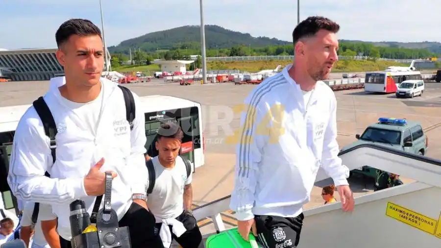 Argentina ya está en Londres para la “Finalissima” frente a Italia