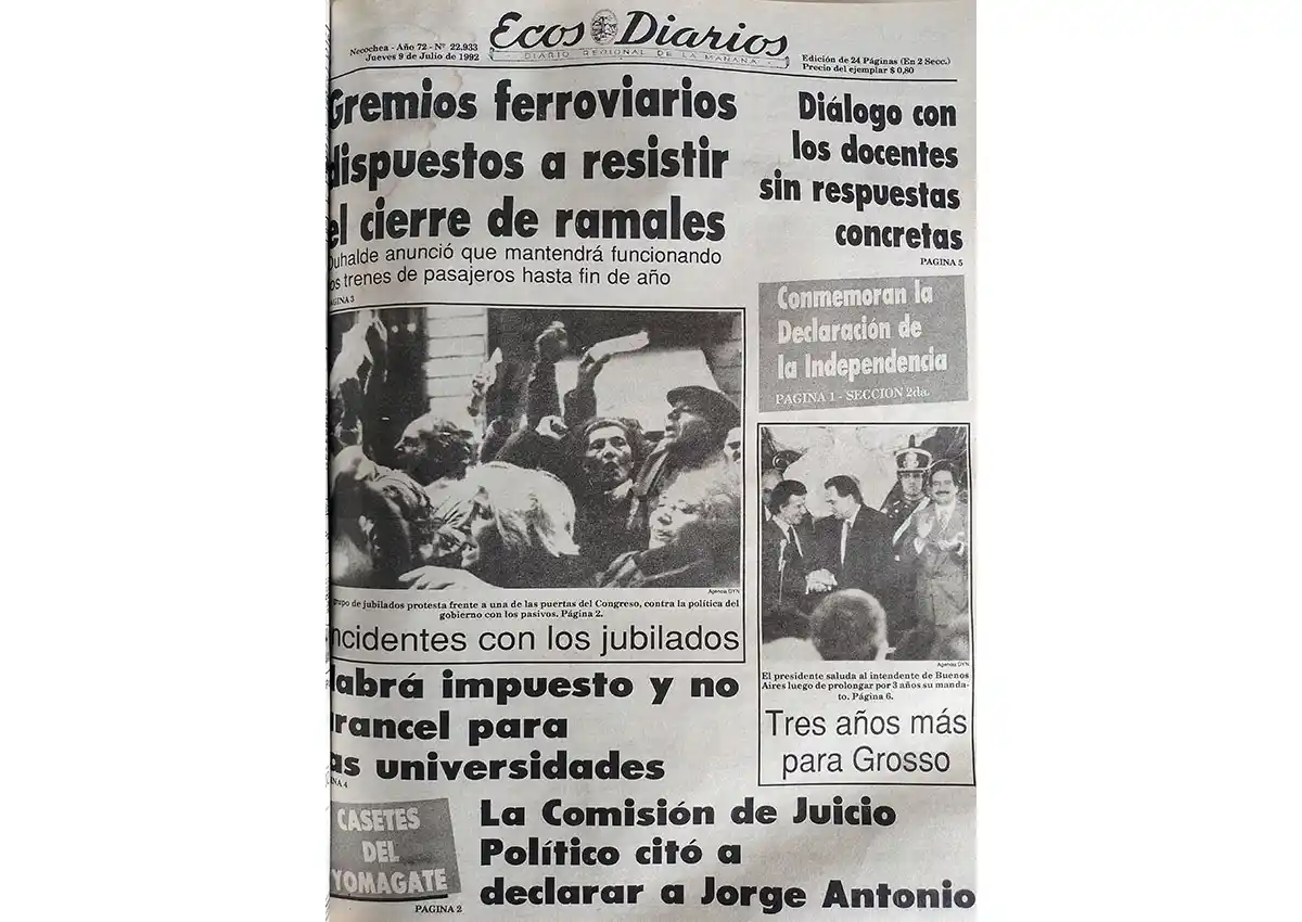 Jueves 9 de Julio de 1992