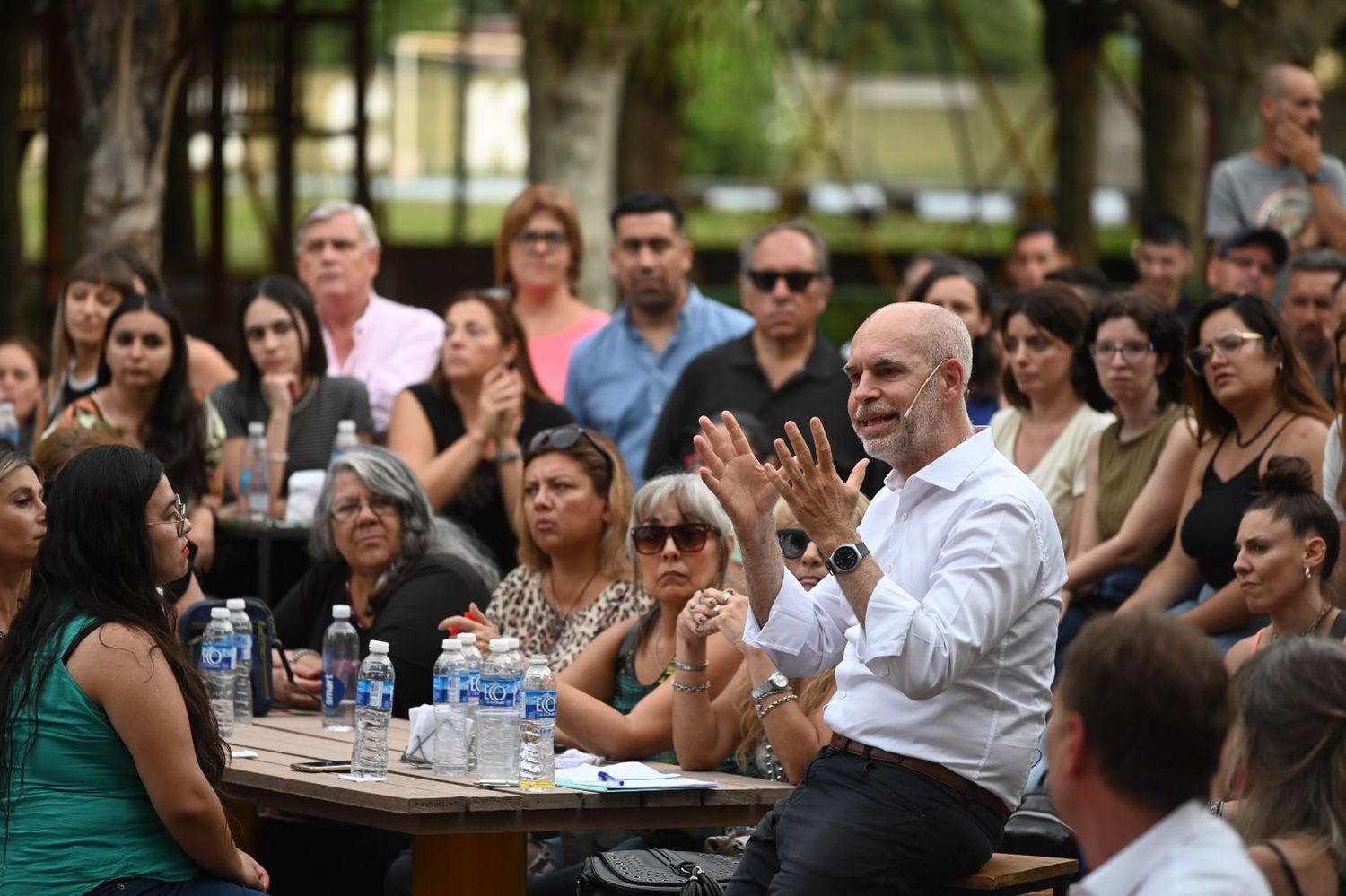 Larreta en Tres de Febrero: "Quiero terminar con la división entre los argentinos"