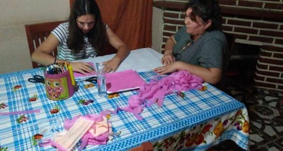 Barbijos solidarios
