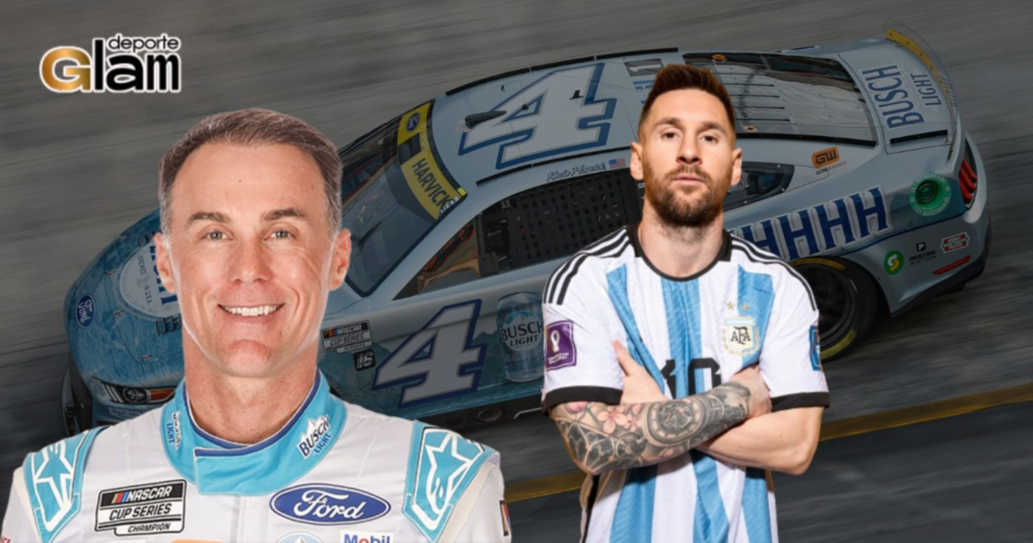 Kevin Harvick y su extraña comparación con Lionel Messi